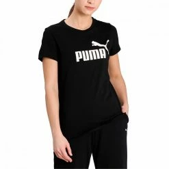 Miglior offerta 🌟 PUMA T-SHIRT LOGO ESSENTIALS DONNA Nero 🥰 -Offerte Novità Negozio puma 586774 t shirt essential logo donna sport style donna 042170301 01 3