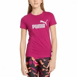 Sconto ✨ PUMA T-SHIRT ESSENTIAL BAMBINA Fucsia ❤️ -Offerte Novità Negozio puma 587029 t shirt essential bambina abbigliamento bambino 044783901 14 3