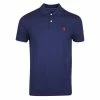 Vendita lampo 🎁 RALPH LAUREN POLO IN PIQUE' STRETCH Blu 🤩