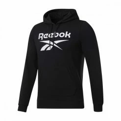 Promo ❤️ REEBOK FELPA CON CAPPUCCIO IDENTITY Nero 👏