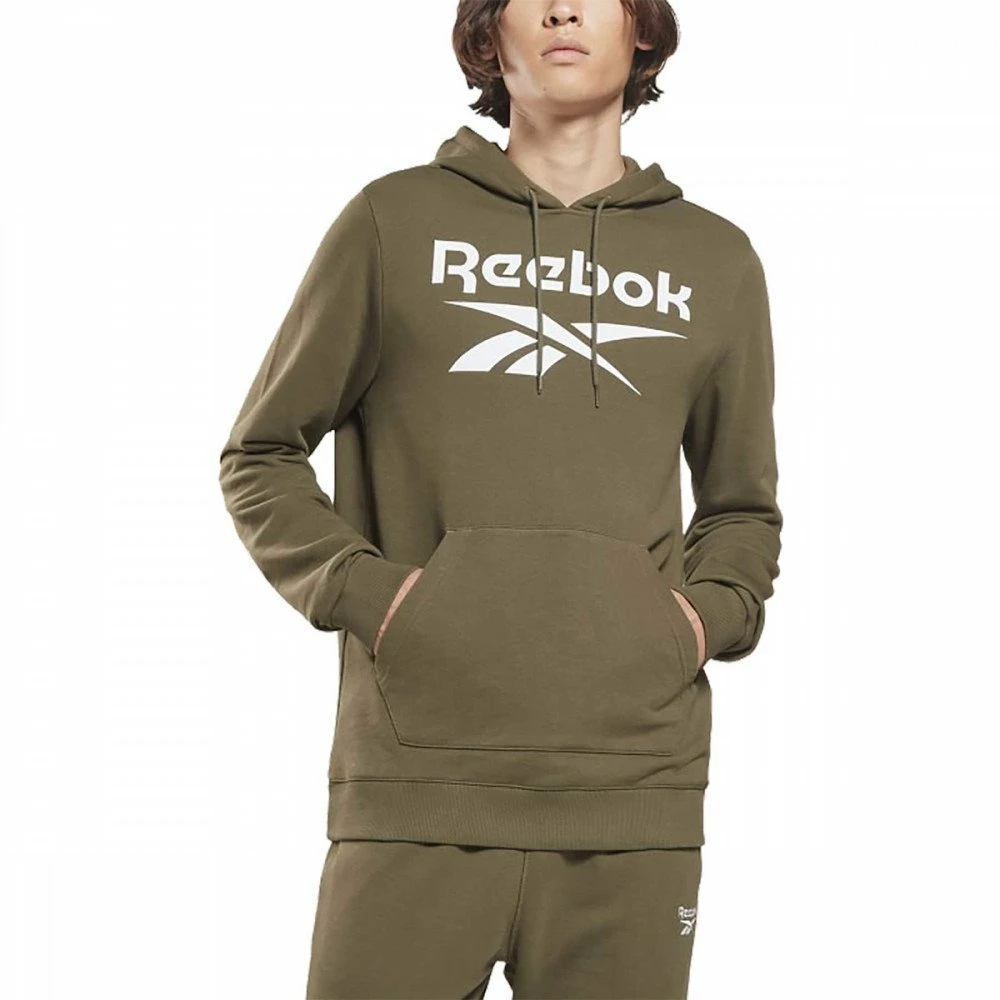 Promo ✔️ REEBOK FELPA CON CAPPUCCIO IDENTITY Verde 💯 4 Promo ✔️ REEBOK FELPA CON CAPPUCCIO IDENTITY Verde 💯 - immagine 2