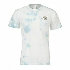 Miglior offerta 😉 RIPNDIP T-SHIRT LORD ANGEL POCKET Azzurro 👏