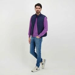 Acquistare 🎁 SAVE THE DUCK PIUMINO SMANICATO ADAM Blu ✔️ -Offerte Novità Negozio save the duck d82410mgiga piumino smanicato adam giacconi uomo 044997901 90000 6