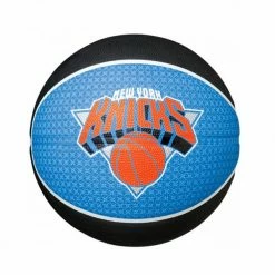 Nuovo 🤩 SPALDING Pallone N.Y. Knicks Nero, Royal 🧨