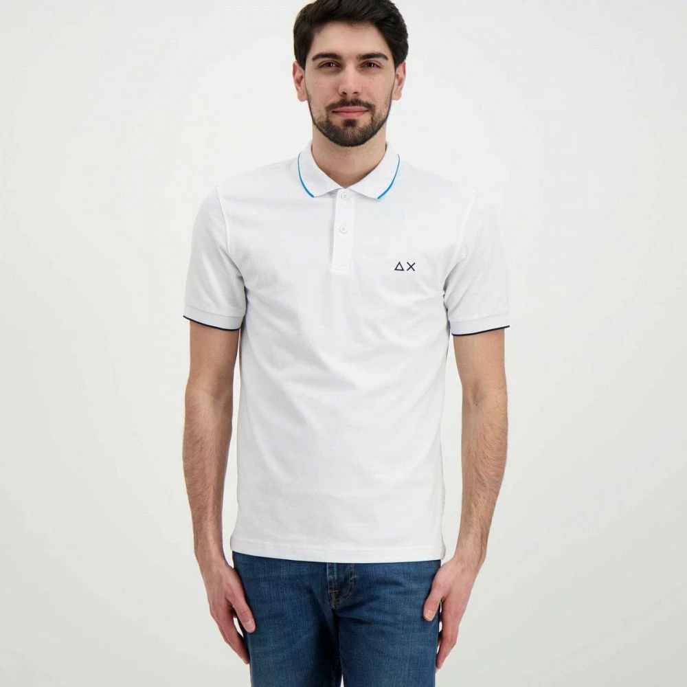 Miglior offerta ⭐ SUN 68 POLO CON PIPING Bianco 🎉 4 Miglior offerta ⭐ SUN 68 POLO CON PIPING Bianco 🎉 - immagine 2