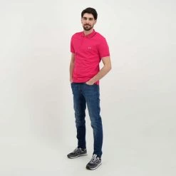 Sconto 😉 SUN 68 POLO CON PIPING Fucsia 😉 -Offerte Novità Negozio sun 68 a32110 polo con piping casual uomo 044816001 20 5