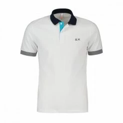 Miglior offerta 😀 SUN 68 POLO TRICOLOR Bianco 😍 -Offerte Novità Negozio sun 68 a32113 polo tricolor casual uomo 044816501 01 2