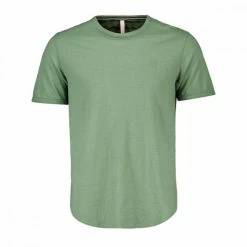 Bilancio 👏 SUN 68 T-SHIRT COTONE FIAMMATO LOGO Verde ✔️