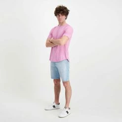 Nuovo di zecca 😉 SUN 68 T-SHIRT COTONE FIAMMATO LOGO Viola 👏 -Offerte Novità Negozio sun 68 t32112 t shirt cotone fiammato logo casual uomo 044863801 24 5