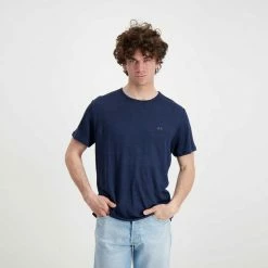 Le migliori recensioni di 🔥 SUN 68 T-SHIRT IN LINO Blu 😍 -Offerte Novità Negozio sun 68 t32136 t shirt in lino casual uomo 044820601 07 4