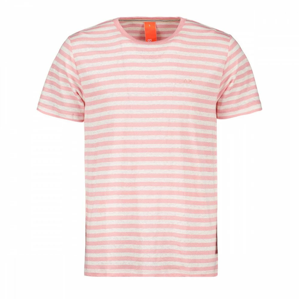 Miglior offerta 🛒 SUN 68 T-SHIRT IN LINO A RIGHE Bianco, Rosa 🔥 3 Miglior offerta 🛒 SUN 68 T-SHIRT IN LINO A RIGHE Bianco, Rosa 🔥
