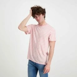 Miglior offerta 🛒 SUN 68 T-SHIRT IN LINO A RIGHE Bianco, Rosa 🔥 10 Miglior offerta 🛒 SUN 68 T-SHIRT IN LINO A RIGHE Bianco, Rosa 🔥 -Offerte Novità Negozio sun 68 t32137 t shirt in lino a righe casual uomo 044820901 0418 4