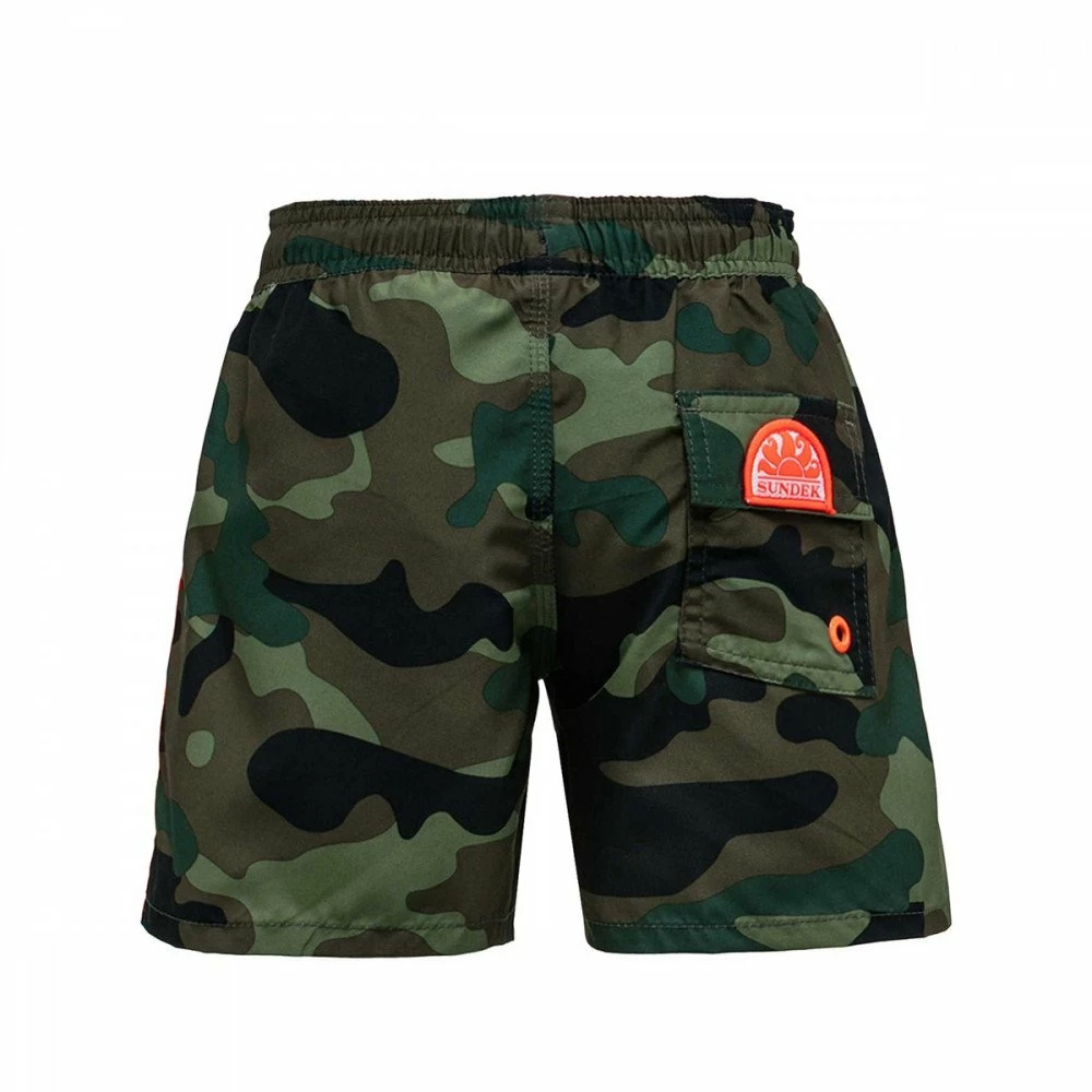 Miglior prezzo 😍 SUNDEK BOXER CON ELASTICO E PIPING CAMO BAMBINO Verde ❤️ 4 Miglior prezzo 😍 SUNDEK BOXER CON ELASTICO E PIPING CAMO BAMBINO Verde ❤️ - immagine 2