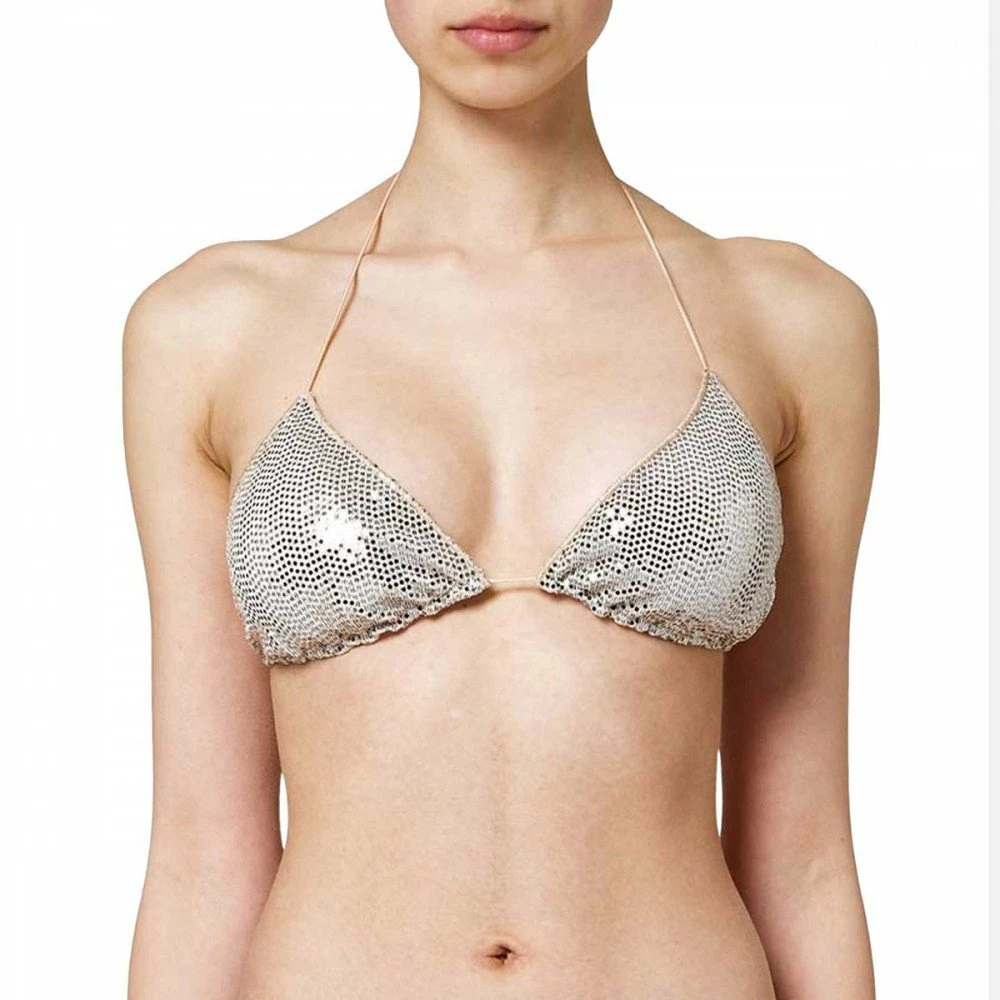 Nuovo di zecca 🔥 SUNDEK TRIANGOLO PAILETTES JENNIFER DONNA Oro 🤩 3 Nuovo di zecca 🔥 SUNDEK TRIANGOLO PAILETTES JENNIFER DONNA Oro 🤩