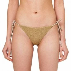 Presa ✔️ SUNDEK SLIP REGOLABILE LUREX ANITA DONNA Oro ⌛