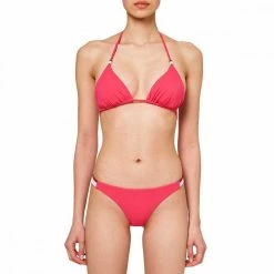 Nuovo di zecca 🔔 SUNDEK 👙 BIKINI TRIANGOLO E SLIP BRASILIANO DONNA Fucsia ✔️