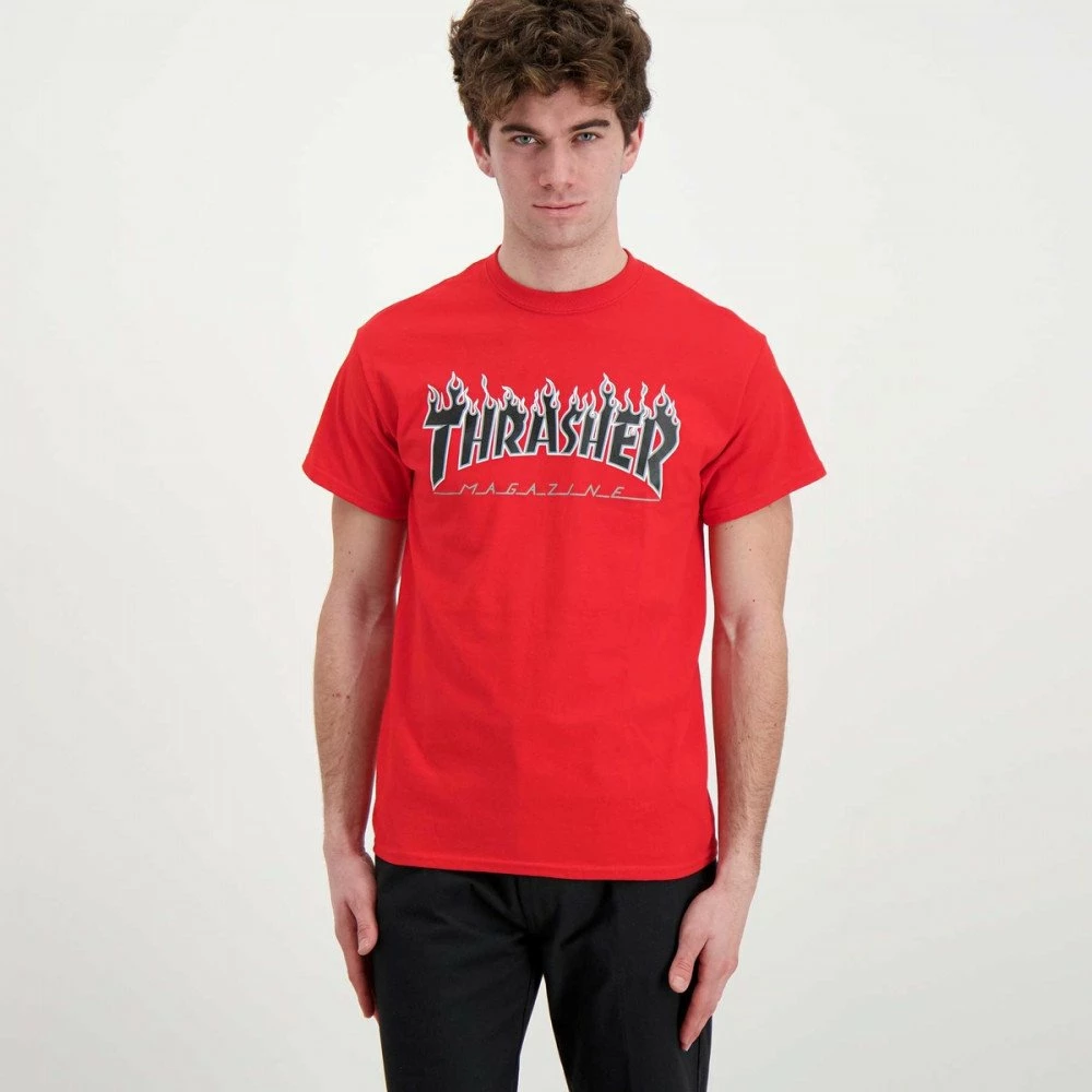 Migliore vendita π THRASHER T-SHIRT FLAME π 4 Migliore vendita π THRASHER T-SHIRT FLAME π - immagine 2