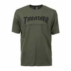 Nuovo di zecca 😀 T-shirt Thrasher Skate Mag Verde 🤩