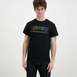 Il più economico 💯 THRASHER T-SHIRT OUTLINED RAIBOW MAG ❤️ -Offerte Novità Negozio thrasher 311550 t shirt outlined raibow mag street style uomo 044800701 blk 2