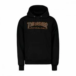 Miglior prezzo 😀 THRASHER FELPA CON CAPPUCCIO OUTLINED 🥰