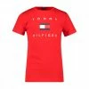 Vendita lampo 🧨 TOMMY HILFIGER T-SHIRT LOGO BAMBINO Rosso 😉