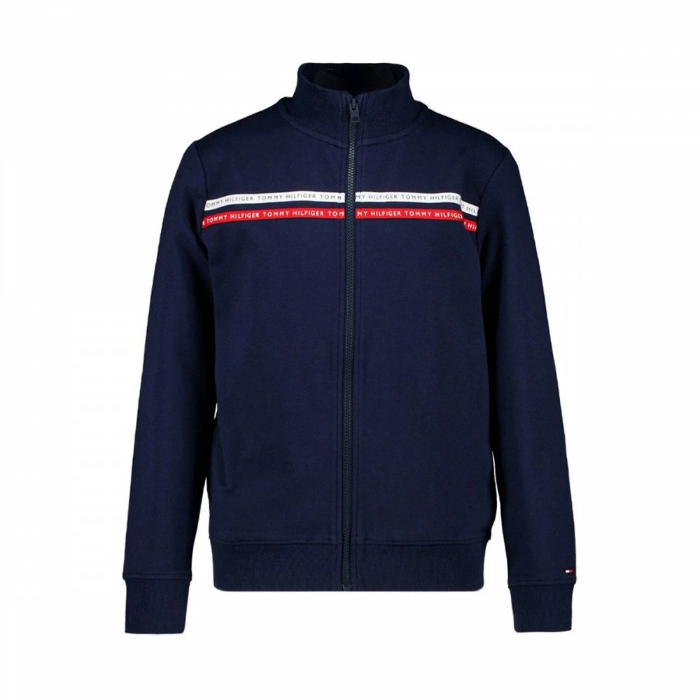 Offerte 🥰 TOMMY HILFIGER FELPA FULL ZIP TAPE BAMBINO Blu 🥰 3 Offerte 🥰 TOMMY HILFIGER FELPA FULL ZIP TAPE BAMBINO Blu 🥰