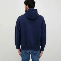 Nuovo di zecca ⭐ TOMMY 👖 JEANS FELPA CON CAPPUCCIO TOMMY BADGE Blu 🔥 -Offerte Novità Negozio tommy jeans dm0dm10904 felpa con cappuccio tommy badge casual uomo 043512301 c87 4