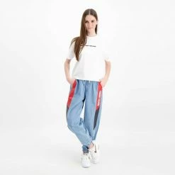 Miglior prezzo ⭐ TOMMY 👖 JEANS T-SHIRT CON LOGO RICAMATO DONNA Bianco 😉 -Offerte Novità Negozio tommy jeans dw0dw10057 t shirt con logo ricamato donna casual donna 042580401 ybr 4