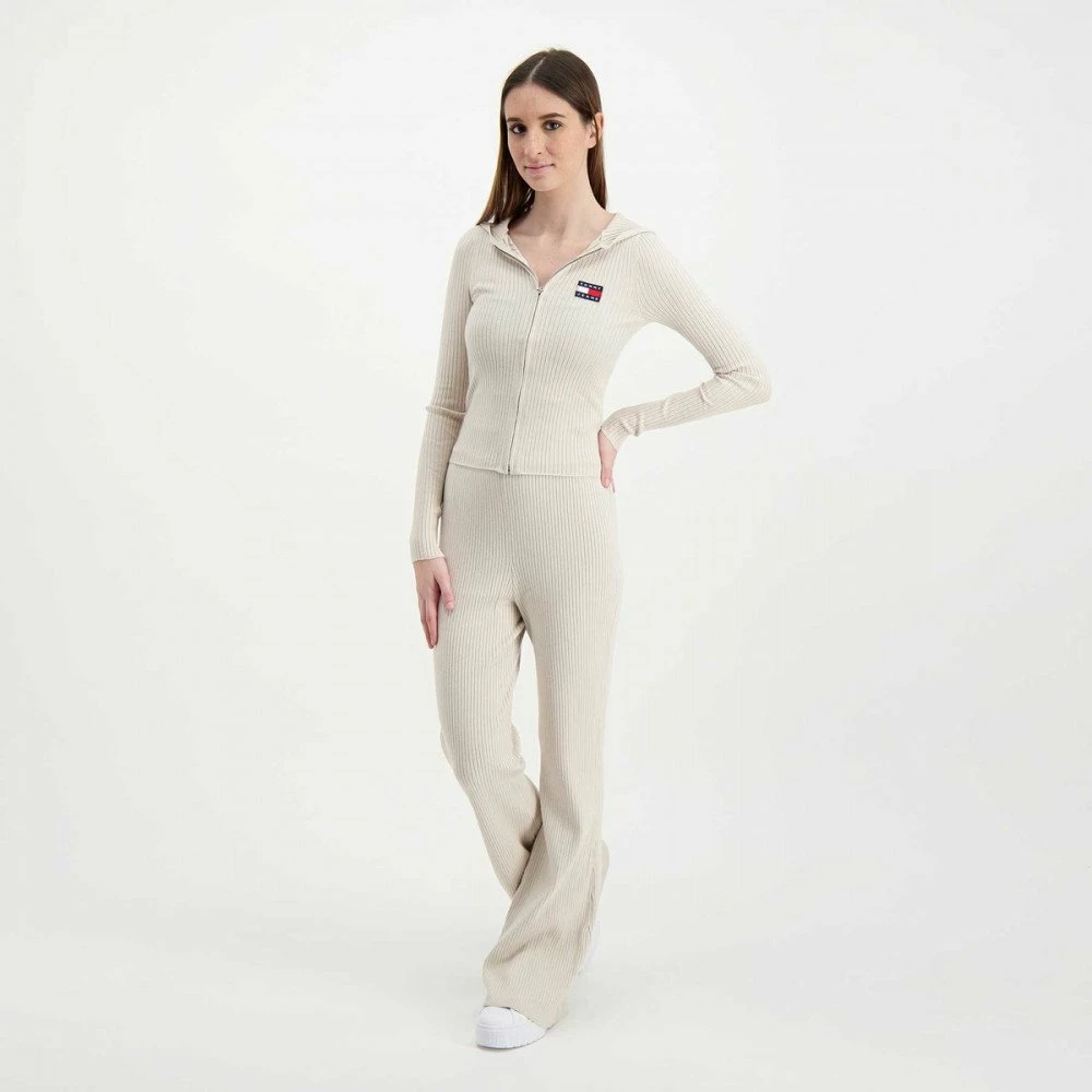 Promo π TOMMY π JEANS CARDIGAN FULL ZIP CON CAPPUCCIO DONNA Beige π 8 Promo π TOMMY π JEANS CARDIGAN FULL ZIP CON CAPPUCCIO DONNA Beige π - immagine 6