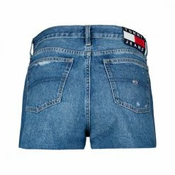 Offerte 😀 TOMMY 👖 JEANS BERMUDA MOM DONNA Blu 🤩 -Offerte Novità Negozio tommy jeans dw0dw12454 bermuda mom donna casual donna 045113101 1a5 3