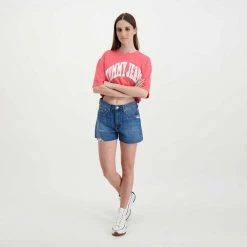 Offerte 😀 TOMMY 👖 JEANS BERMUDA MOM DONNA Blu 🤩 -Offerte Novità Negozio tommy jeans dw0dw12454 bermuda mom donna casual donna 045113101 1a5 6