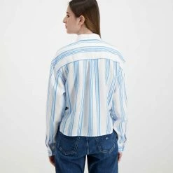 Le migliori recensioni di ✨ TOMMY 👖 JEANS CAMICIA CON NODO DONNA Azzurro, Bianco 🥰 -Offerte Novità Negozio tommy jeans dw0dw12901 camicia con nodo donna casual donna 045115401 cy0 4