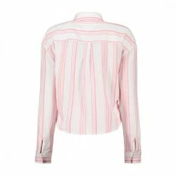 Miglior offerta 👏 TOMMY 👖 JEANS CAMICIA CON NODO DONNA Bianco, Rosa ✔️ -Offerte Novità Negozio tommy jeans dw0dw12901 camicia con nodo donna casual donna 045115501 the 2