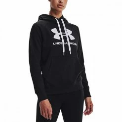 Presa 👏 UNDER ARMOUR FELPA CON CAPPUCCIO RIVAL FLEECE LOGO DONNA Nero 😀 -Offerte Novità Negozio under armour 1356318 rival fleece logo hoodie abbigliamento training e palestra donna 044066601 001 3