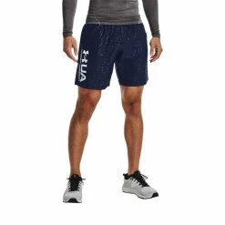 Buono 🎁 UNDER ARMOUR SHORT WOVEN EMBOSS Blu 🔥 -Offerte Novità Negozio under armour 1361432 short woven emboss abbigliamento training e palestra uomo 044898901 409 3