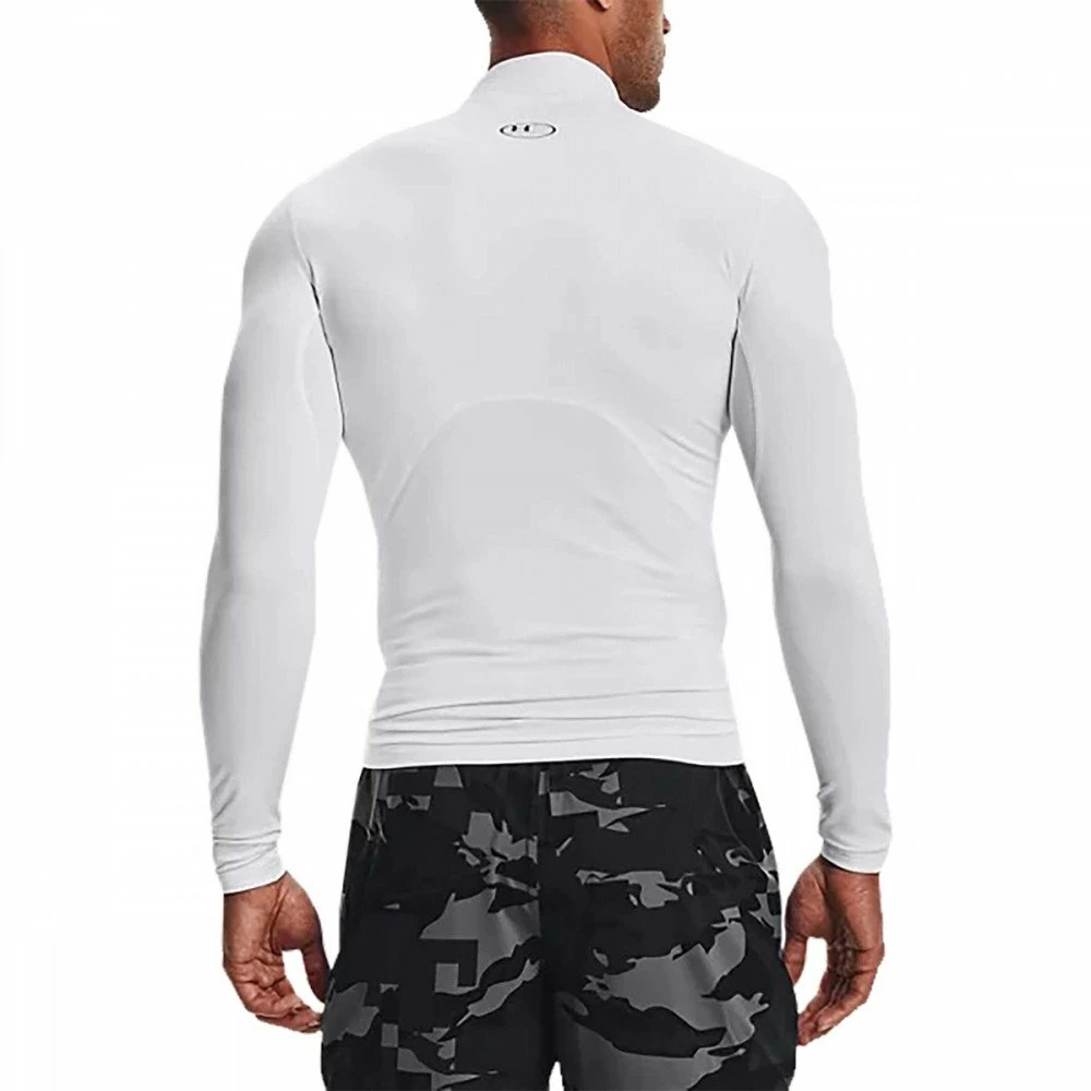 Nuovo 💯 UNDER ARMOUR MAGLIA MANICA LUNGA LUPETTO COLDGEAR® COMPRESSION Bianco 🧨 - immagine 4