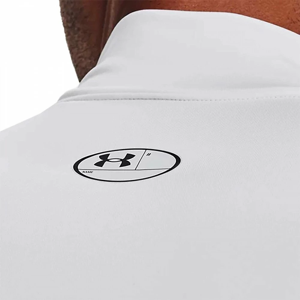 Nuovo 💯 UNDER ARMOUR MAGLIA MANICA LUNGA LUPETTO COLDGEAR® COMPRESSION Bianco 🧨 - immagine 5