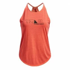 Acquistare 🛒 UNDER ARMOUR CANOTTA BREEZE 2.0 TRAIL DONNA Arancio 💯