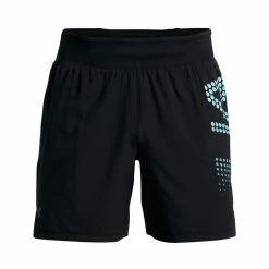 Nuovo di zecca ❤️ UNDER ARMOUR SHORT SPEEDPOCKET 7'' Nero 👏