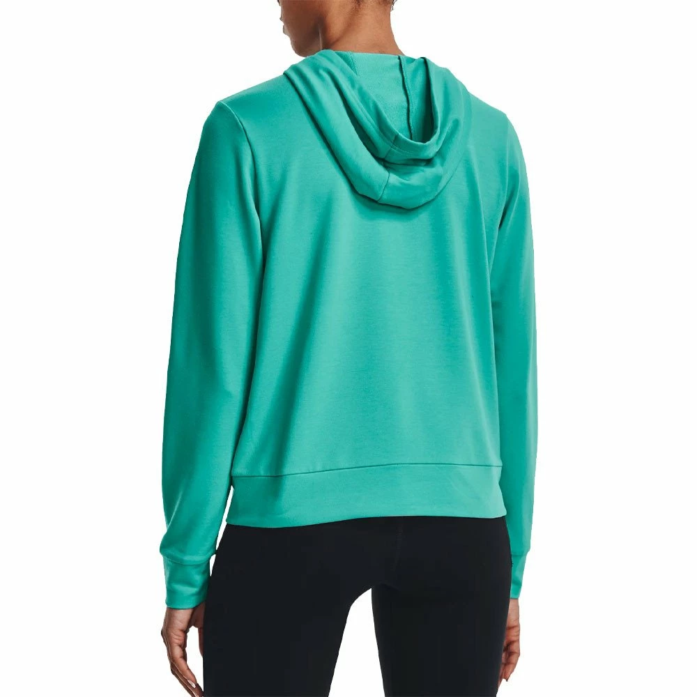 Nuovo di zecca 🎁 UNDER ARMOUR FELPA ZIP RIVAL TERRY DONNA Verde ❤️ 6 Nuovo di zecca 🎁 UNDER ARMOUR FELPA ZIP RIVAL TERRY DONNA Verde ❤️ - immagine 4