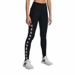 Acquistare ⌛ UNDER ARMOUR LEGGINGS BRANDED DONNA Nero 😀 -Offerte Novità Negozio under armour 1369901 leggings branded donna abbigliamento training e palestra donna 044943101 001 3
