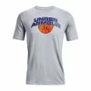 Acquistare 🧨 UNDER ARMOUR T-SHIRT BBALL BRANDED WORDMARK Grigio ⌛