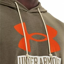 Offerte 😉 UNDER ARMOUR FELPA CON CAPPUCCIO LOGO RIVAL TERRY Verde 😉 -Offerte Novità Negozio under armour 1370390 felpa cappuccio logo rival terry abbigliamento training e palestra uomo 044904001 361 5
