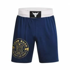 Sconto 🧨 UNDER ARMOUR SHORT PROJECT ROCK BOXING Blu 👍
