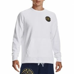 Offerte 💯 UNDER ARMOUR FELPA GIROCOLLO PROJECT ROCK Bianco 🧨 -Offerte Novità Negozio under armour 1370452 felpa girocollo pjt rock abbigliamento training e palestra uomo 044905201 100 3