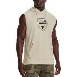 Miglior offerta 🔔 UNDER ARMOUR FELPA SMANICATA PJT ROCK Beige ⭐ -Offerte Novità Negozio under armour 1370462 felpa smanicata pjt rock abbigliamento training e palestra uomo 044906101 279 3