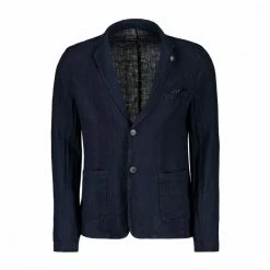 Bilancio 🎁 V2 GIACCA IN LINO SARTORIALE Blu 😉 -Offerte Novità Negozio v2 gusli giacca in lino sartoriale casual uomo 045118801 bl 2