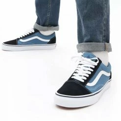 Nuovo 🔔 VANS OLD SKOOL Blu 🔥 -Offerte Novità Negozio vans vd3hnvy old skool blu tutte sneaker uomo 019619801 navy 5