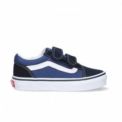 Offerte 🛒 VANS OLD SKOOL VELCRO BAMBINO Blu 🧨