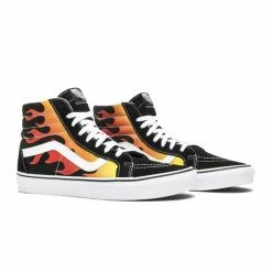 Il più economico ✨ VANS SK8-HI FLAME Nero 👏 -Offerte Novità Negozio vans vn0a2xsbphn sk8 hi flame tutte sneaker uomo 041216901 phn 2